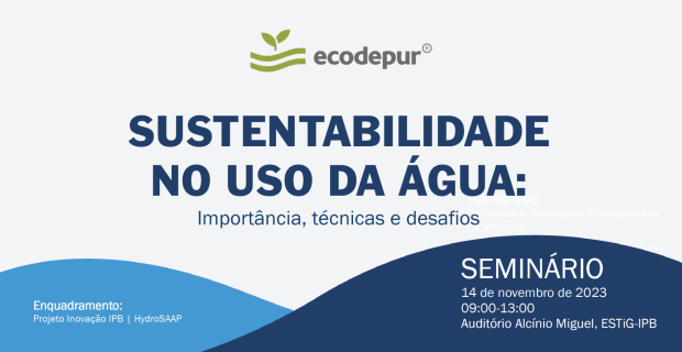 Seminário Sustentabilidade no uso de Água