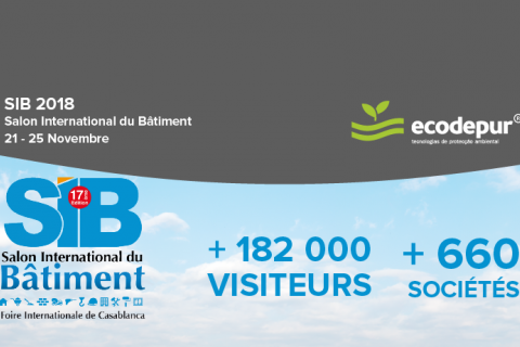 Ecodepur marca presen�a na SIB 2018, Marrocos